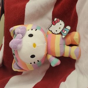 GUND Sanrio Hello Kitty Rainbow Outfit Plush Stuffed Animal, 9.5"